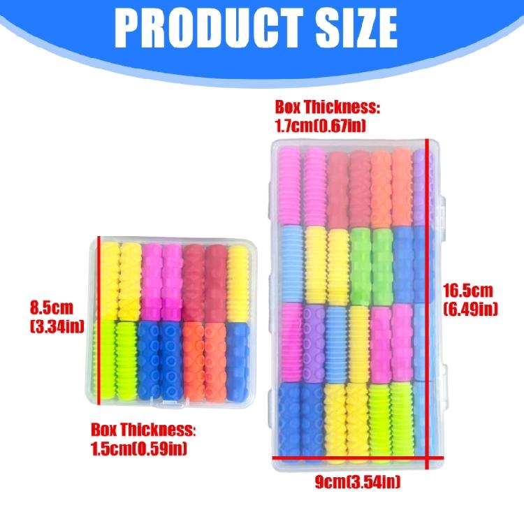 14/28 Stück Ergonomische Schreibhilfe Stiftgriffe Weiche Silikon Stiftgriff Bleistifthalter Griff Für Kinder Kleinkind Schüler Handschrift