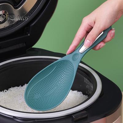 Kreative Partikeloberfläche BPA-freier Reiskochlöffel Antihaft-Reis Großer Löffel Küchenwerkzeuge