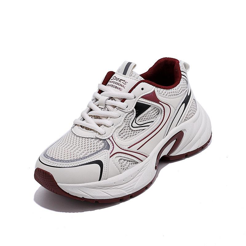 Popular Platform Dad Shoes Women's 2025 Spring New Popular Versatile Fried Street Sports Shoes Show Feet Small Women's Shoes 2116