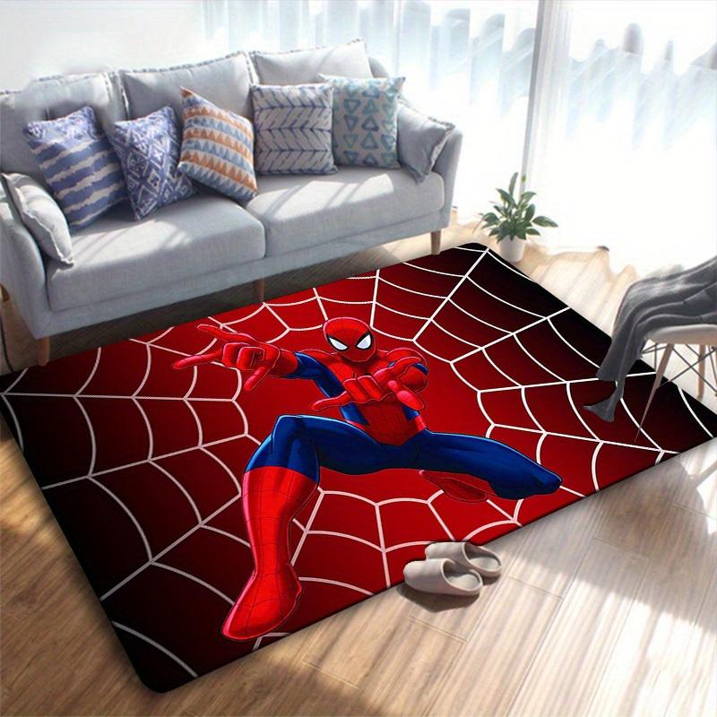 1ks Kobercový běhoun Marvel Spider-Man, Protiskluzová podložka, Design s kreslenou postavou, Měkký samet, Dekorace místnosti, Omyvatelný vnitřní koberec