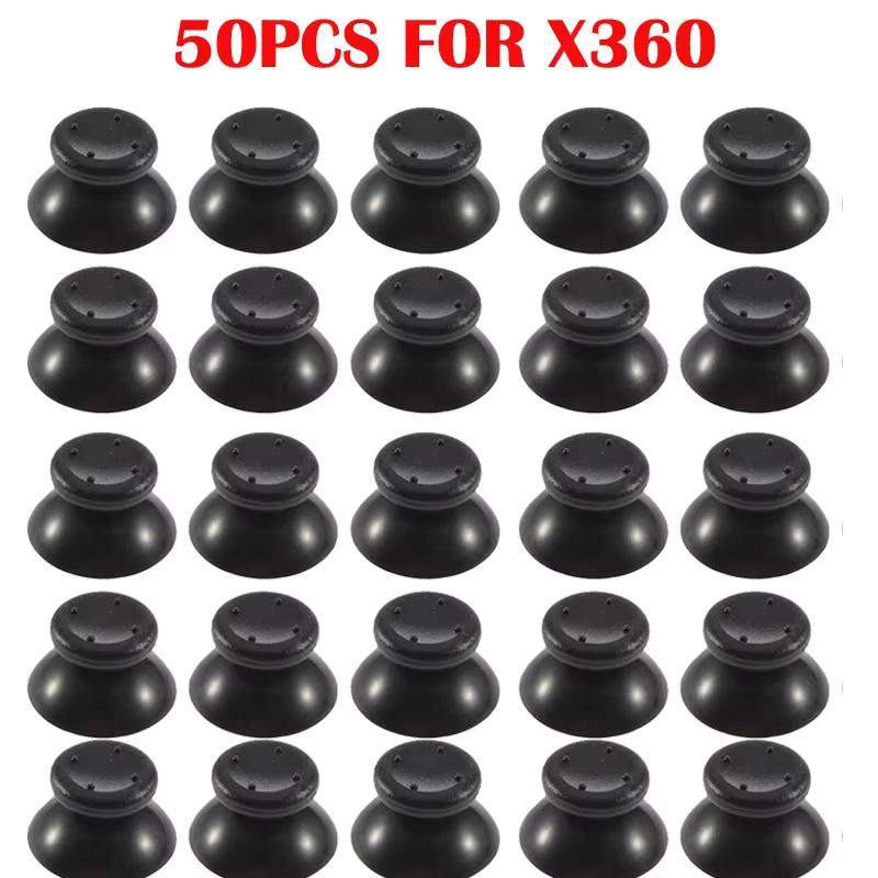 50 ks pre ovládač Ps5 Playstation 5 Náhradné hubové palčeky 3D analógový stick Joystick Gamepad Kryty palčekov gray