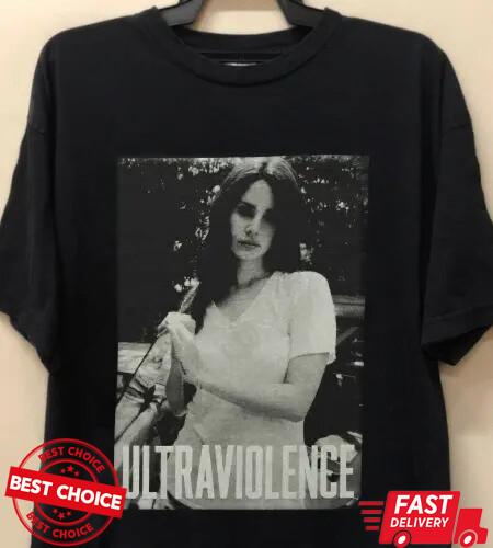 Черная футболка Lana Del Rey Ultraviolence S-3XL Унисекс S