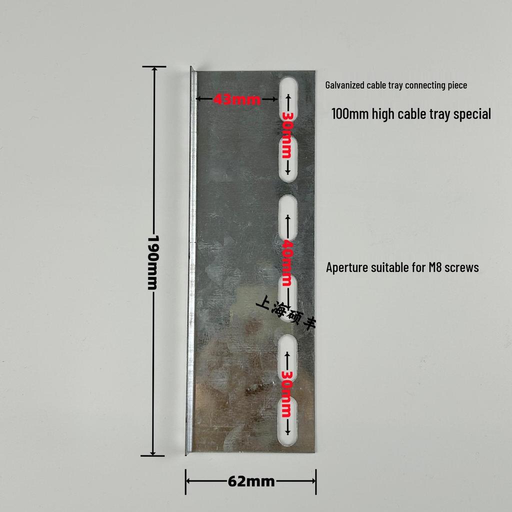 M8 Galvanized Flat Head Carriage Screw for Cable Tray and Trunking