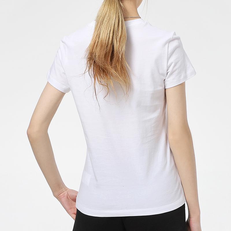 Puma Running Training Casual Round Neck Short Sleeve T-Shirt Women tops White 532282-52