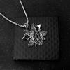 European and American Pirate Double Ax Titanium Steel Pendant New Viking Odin Mount Crow Necklace Pendant