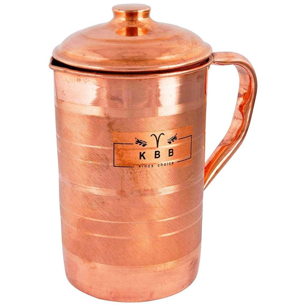 Silver Touch Design Normal Jug Copper Jug (1000 Ml)