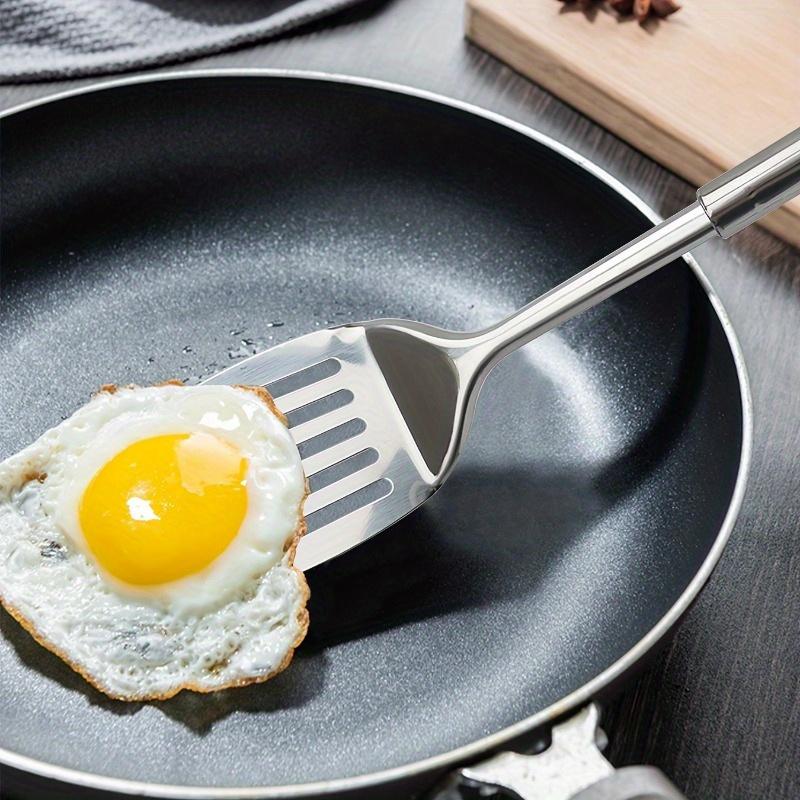 1 Stück Edelstahl Schlitzwender Küchen Kochspatel Sautieren Steak Burger Butter Werkzeug