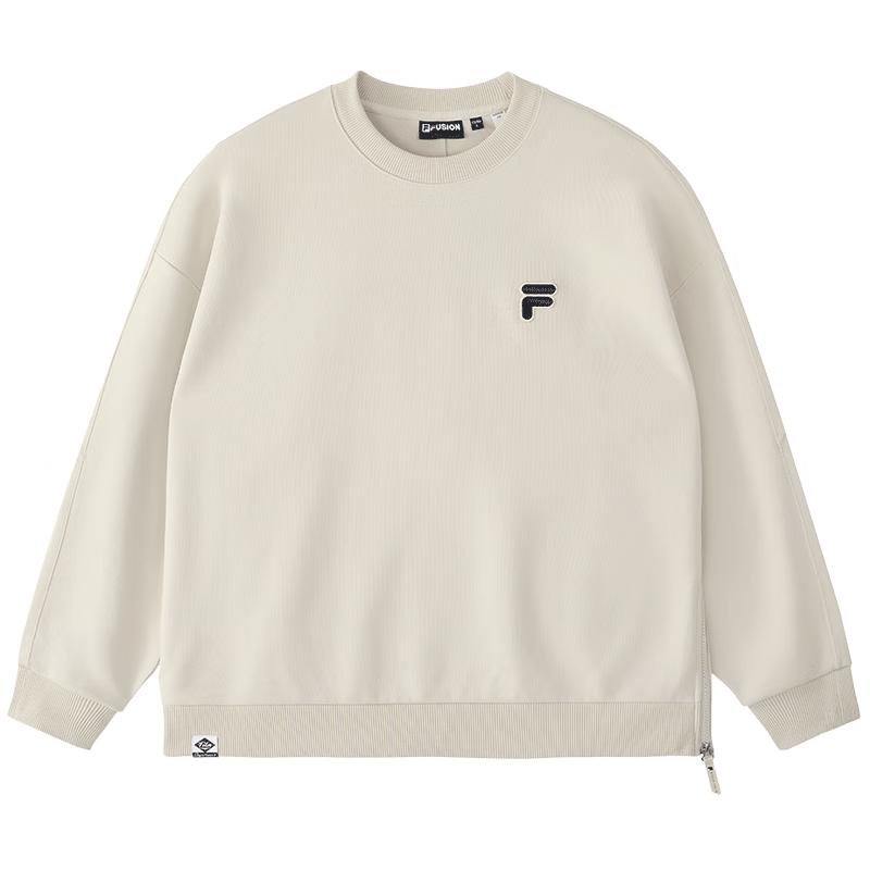 FILA FUSION Unisex Trendy Knit Pullover Sweatshirt