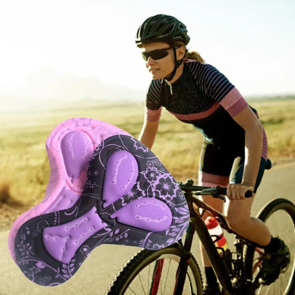 Pantaloni da Ciclismo con Cuscinetto in Spugna ad Alta Densità per Coppia, Pad per Bici MTB Morbidi Ispessiti, Sella per Bicicletta, Bici da Strada, Unisex