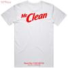 Mr Clean T Shirt Funny Halloween Costume V2 Vintage Unisex Fashion Stylish Versatile Graphic Slightly Homme Stretched