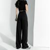 Simple Korean Version of High-waisted and Thin Wide-leg Jeans for Women's New Spring and Autumn Loose Personalized Floor-mopping Jeans