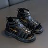 Girls Summer Sandals for Middle and Large Children Soft Bottom Open Toe Girls Baby Children's Roman Shoes