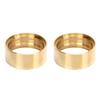 2PCS 1.9in Beadlock Wheel  s with Hole     Replacement for   SCX10 II 90046 1Celsius10 RC Crawler
