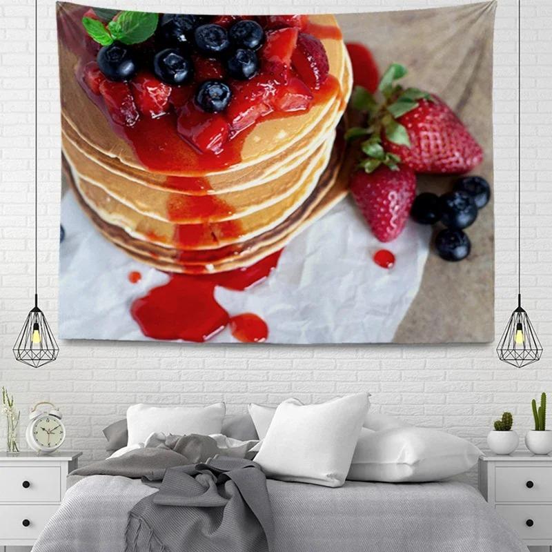 Afternoon Tea Donut Decorative Tapestry Home Wall Living Room Office Decorative Tapestry