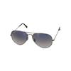 Ray-Ban Polarized Aviator Sunglasses With Gunmetal Frame And Blue Gray Gradient Lenses Unisex Sunglasses 0RB3025-004/78