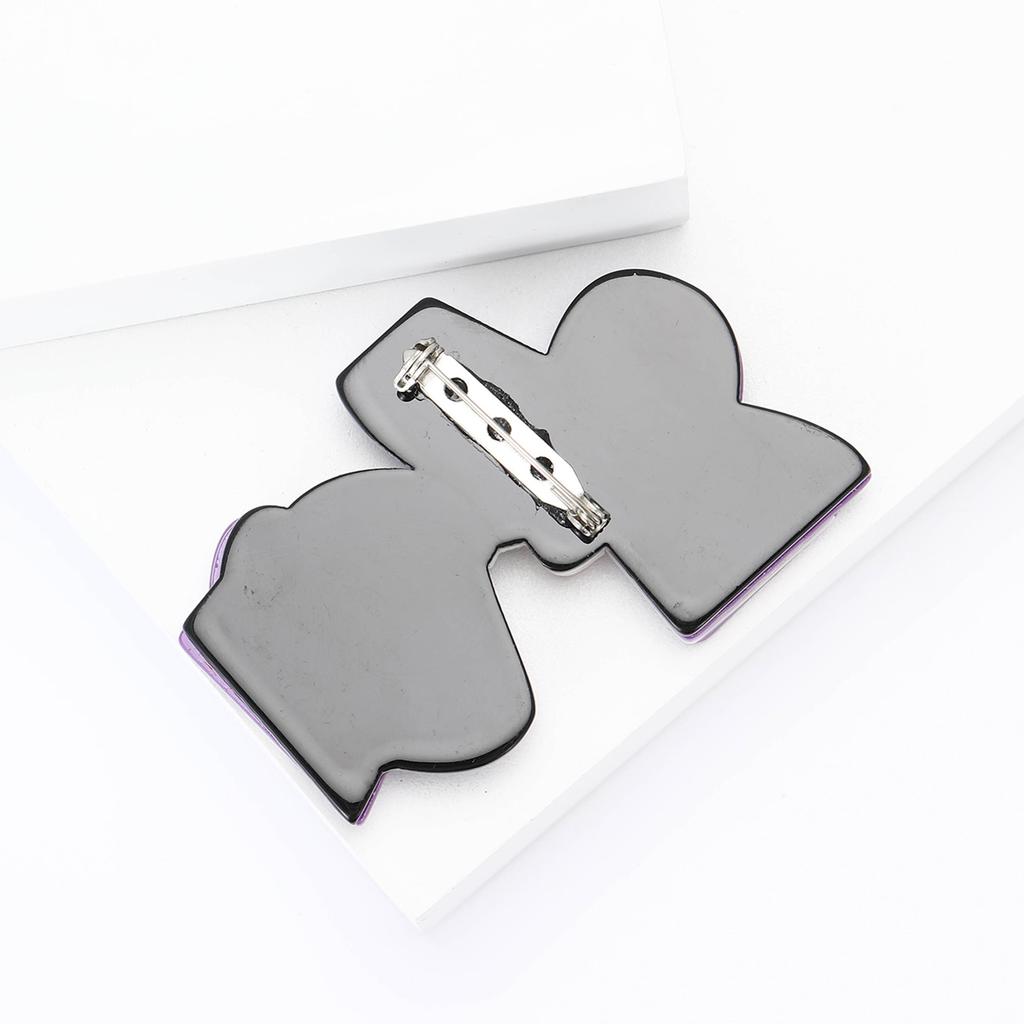 Acrylic Cartoon Girl Brooches for Women Unisex Monroe Woman Pins Office Party Friend Gifts Jewelry Accessories