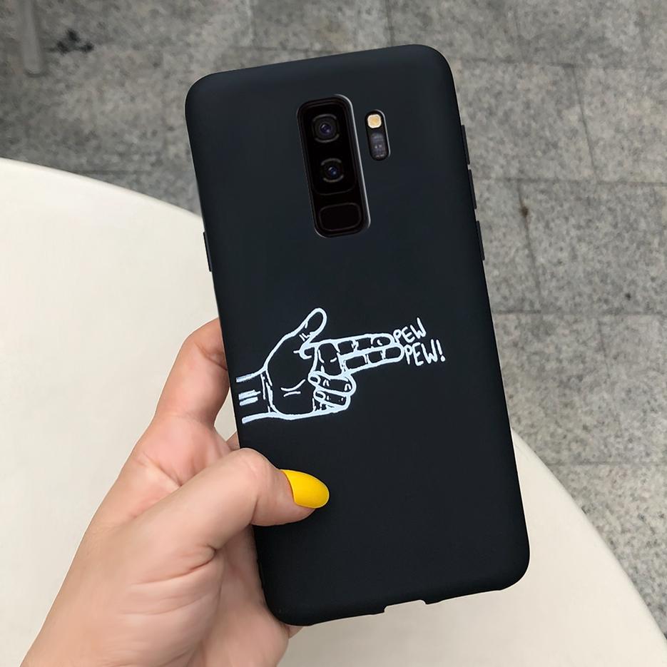 For Samsung Galaxy S9 Plus Case S9+ G965F Cute Candy Painted Fundas Matte Cover For Samsung S9 S9+ S 9 Plus Phone Case Soft Bags
