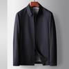 Spring and Autumn Lapel Mulberry Silk Administrative Jacket Middle-aged and Young Business Civil Servant Casual Jacket
