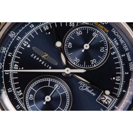 ZEPPELIN Watch 100th Anniversary Blue Dial 86703 Mens Parallel Import Item