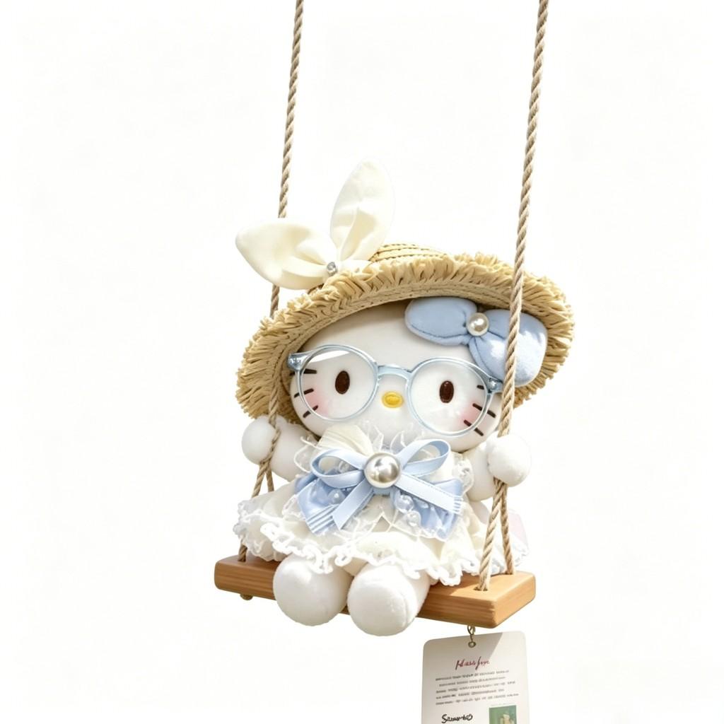 Plyšový přívěsek na klíče Hello Kitty s výplní z PP bavlny jako dárek na Valentýna pro dívky a ženy