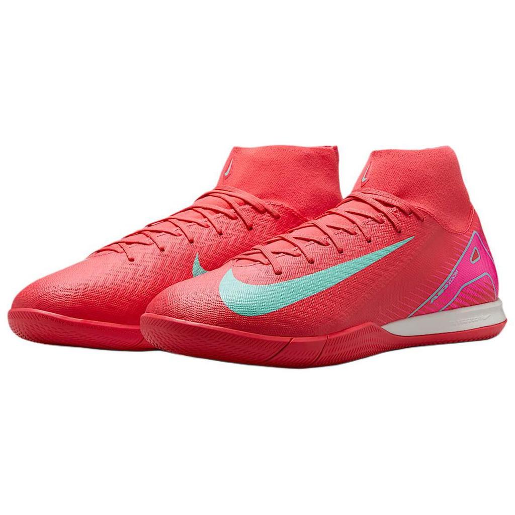 Nike Zoom Mercurial Superfly 10 Academy IC Mad Energy Pack Pánské sálové boty Red Ember-Glow Aurora-Green FQ8332-800