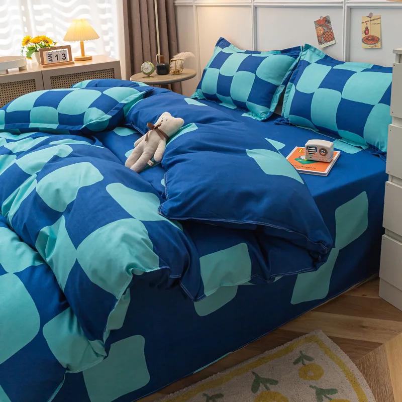 Strawberry Bedding Set Double Sheet Soft 3/4pcs Bed Sheet Set Duvet Cover Queen King Size Comforter Sets For Home For Child