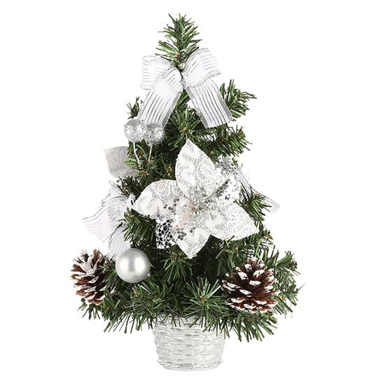 Christmas Tree Artificial 3D Colorful DIY Shiny Small Xmas Tree Holiday Supplies