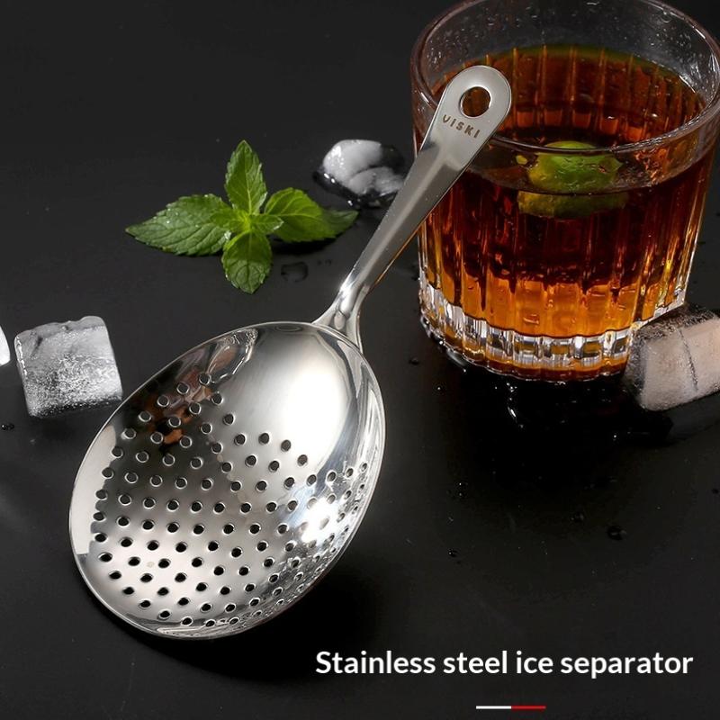 Stainless Steel Cocktail Shaker Ice Strainer Professional Bartender Mixed Drink Bar Tool
