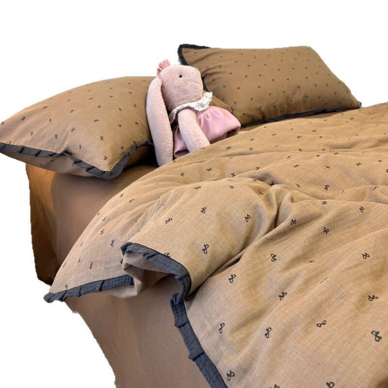 Lilang Summer Lace Gauze Bedding Set