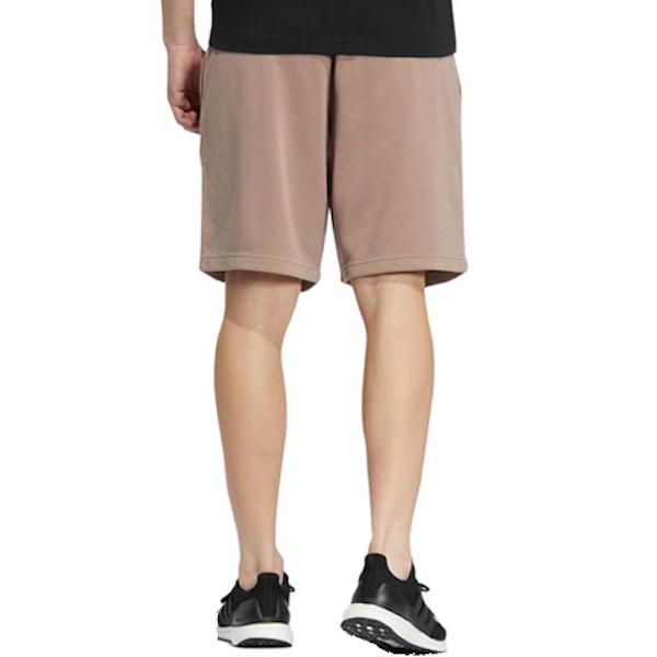 Adidas Solid Color Logo Running Training Breathable Shorts Men Bottoms Brown HS4389