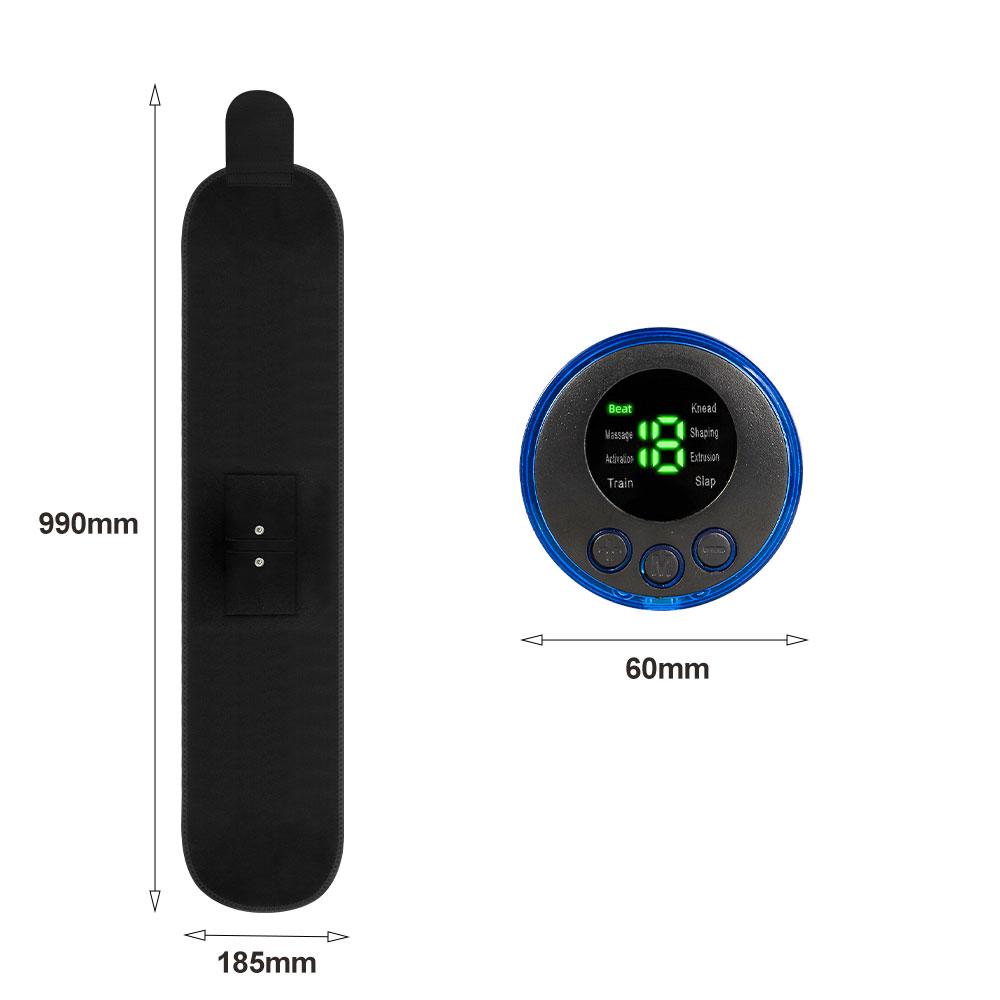 

Массажер для талии, портативный USB-зарядный формирователь, электрический тренажер для рук, бедер, ног, пояс для похудения, фитнес-массажер USB Tpye C