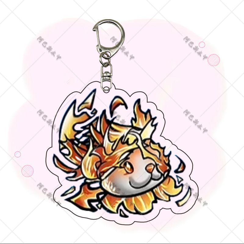 Plants Vs. Zombies Fusion Fan Acrylic Keychain - Game-Themed Backpack Pendant & Jewelry Gift