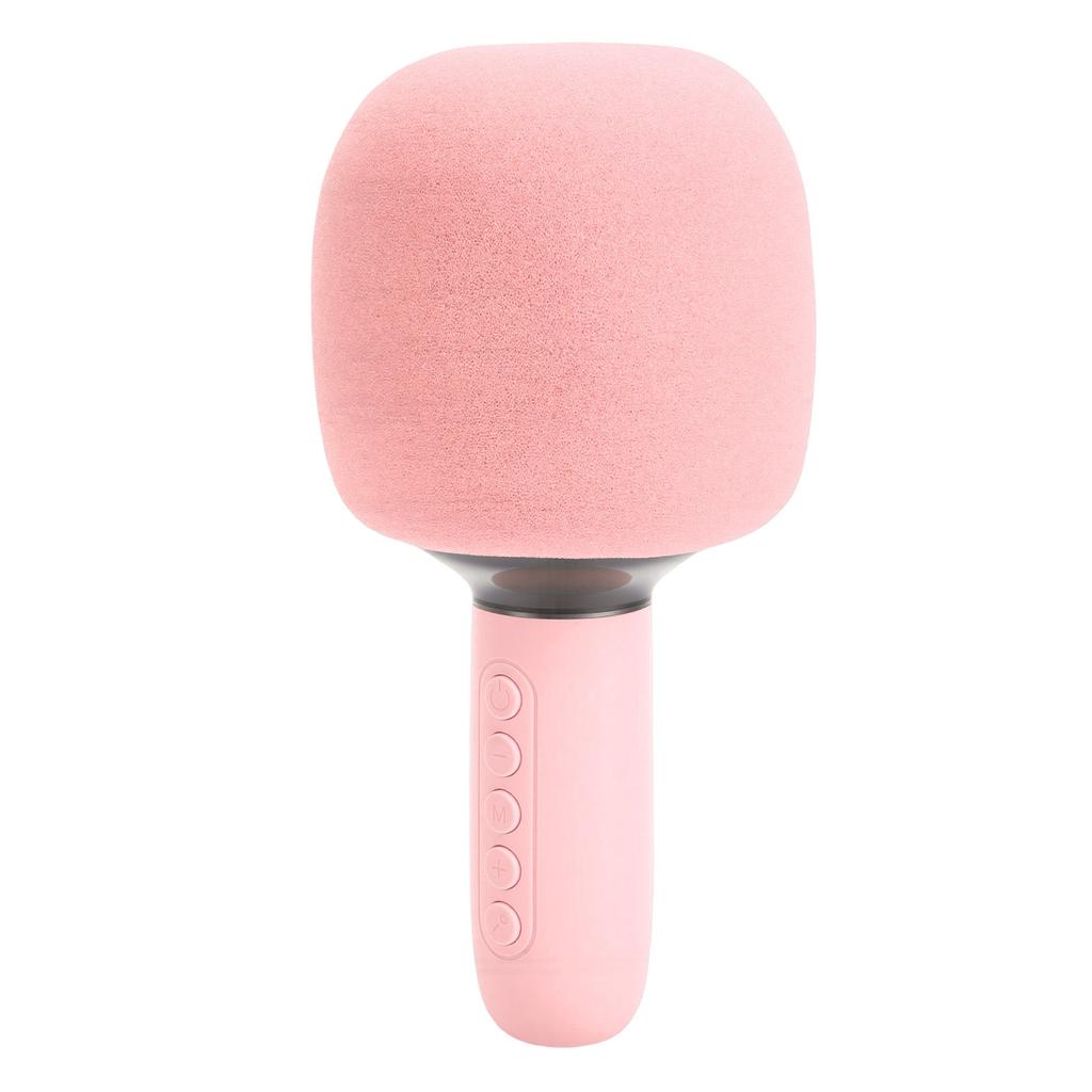 Wireless Bluetooth Karaoke Microphone Machine Portable Handheld Mic Speaker with RGB Lights 3.5mm AUX Jack 5 Sound
