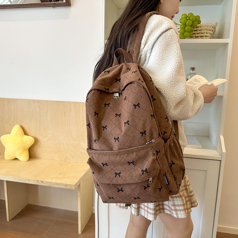 Backpack Bag Girl Junior High School Student Schoolbag Japanese Ins College Student Simple Lightweight Large-capacity Travel Backpack