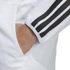 Adidas M MH 3S Cross Logo Stripe Sports Long Sleeve Jacket Men Jackets White JV7002