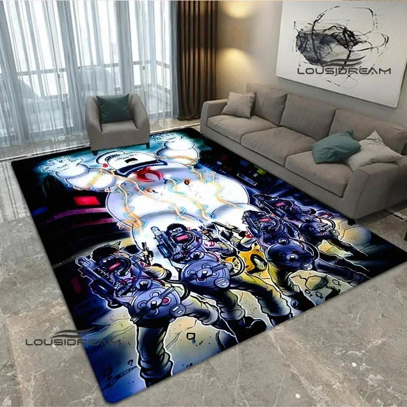 3D G-Ghostbusters Cartoon printed carpet living room bedroom carpet non-slip door mat area rug Home room decor birthday gift