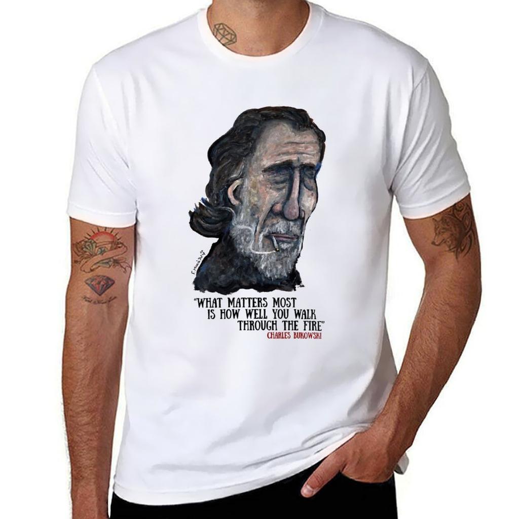 Unisexs Unisexs Bukowski Funny Fans Tshirt Summer Festival Tshirt