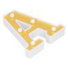 LED Decorative Light AShape English Alphabet Letter Lamp for Home Bar Decoration Warm White
