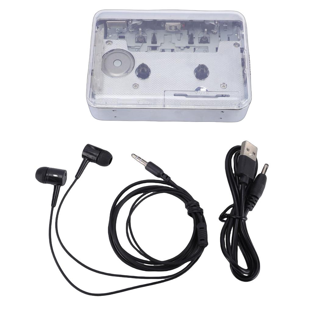 Cassette Tape Player USB Cassette To MP3 Converter with Headphone Port for Music Enthusiasts