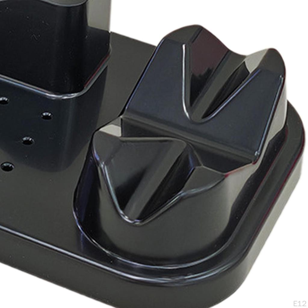 Nagelkunst Polieren Schleifen Organizer 20 Löcher Fräserhalter Maniküre Werkzeugkoffer Große Kapazität