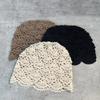 Französische Handgefertigte Häkel-Haufenmütze Kinder Frühling und Sommer Hohl Ausländischer Stil Gestrickte Pullovermütze Nische Literarische Baotou-Mütze Trend