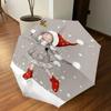 1PC Girl snowflakeAutomatic Open/Close Umbrella with Windproof, 8-Rib Sturdy Canopy, Durable Ribs, Fashionable Design, Outdoor Accessory, Fun Prin, Ho