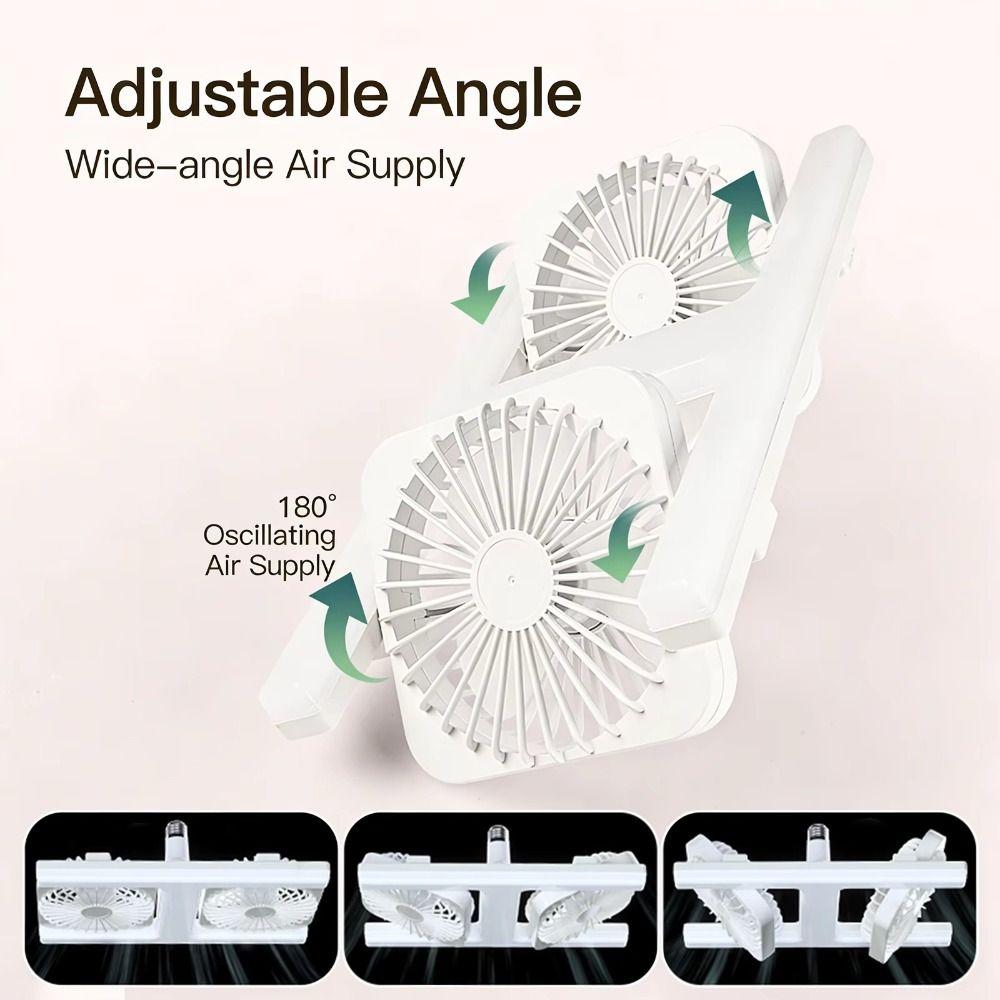 60W Power LED Ceiling Fan Double Blades Ceiling Fan Light Fan Lamp Remote Control Fan Kitchen Use