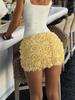 Autumn 2025 Slim Fit Low-Waist 3D Decorative Skirt for Women - European & American Style