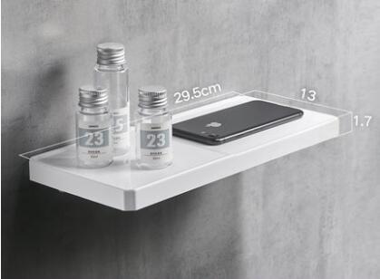 Bathroom Shelves ABS and Stainless Steel Phone Holder Toilet Paper Holder Drill or Drill free Wall Mounted Bathroom Accessories
