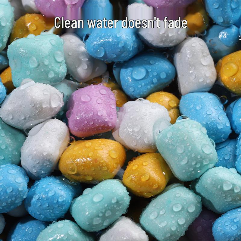 Washable Children's Play Sand with Large Porcelain and Cassia Seed Grains - Five-Color Ceramic Playground Sand