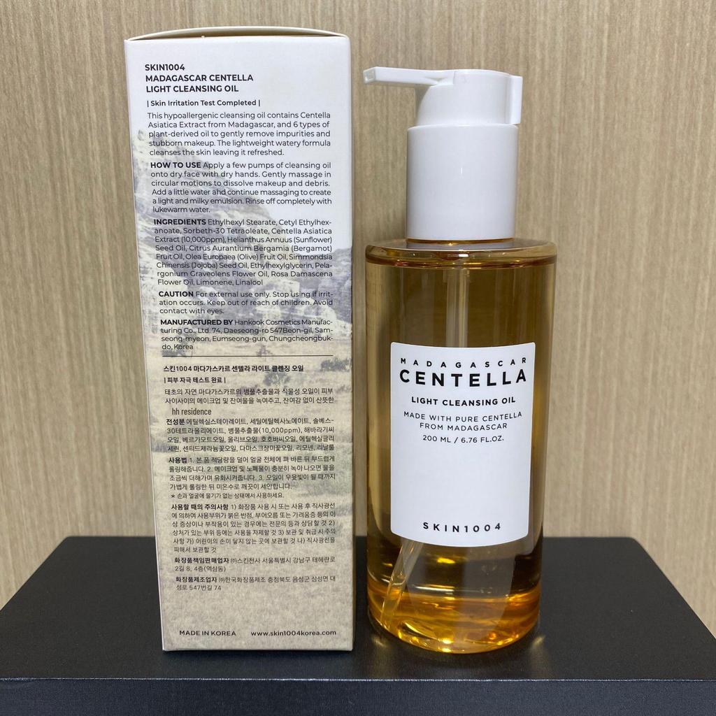 Skin1004 Centella čisticí olej 200 ml: Hloubkové čištění, Minimalizace pórů, Nemastné a Osvěžující