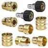 Cross-Border High-Pressure Washer Quick Disconnect Kit: 3/8 Quick Connect, M22 Water Gun Hose Connector, Explosion-Proof.