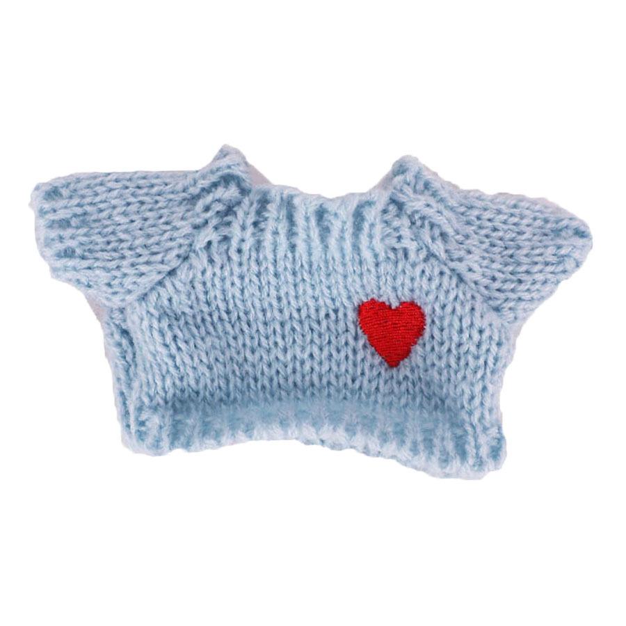 Nur Kleidung eine Blindbox der zweiten Generation Labubu Waifu Plüsch Emaille Gesicht Puppenanhänger Labubu sitz sitz pie