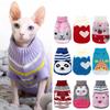 Maglione per cani e gatti di Natale, abbigliamento invernale per cani di piccola taglia, gilet per cuccioli di Chihuahua, abbigliamento caldo per animali domestici, cappotto lavorato a maglia per gatti